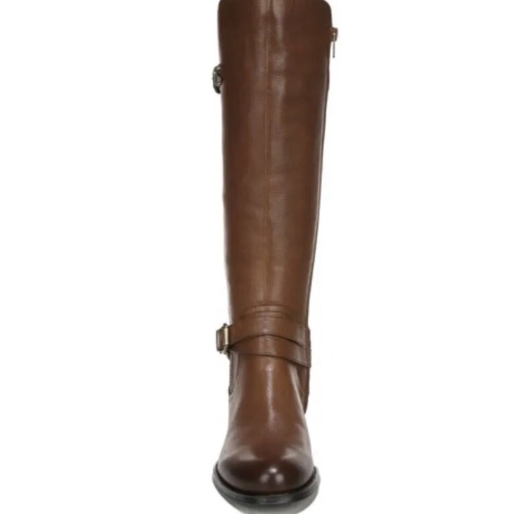 Naturalizer $200 Women's June Leather Knee High Riding Boot Brown Size 6 New - Picture 4 of 15